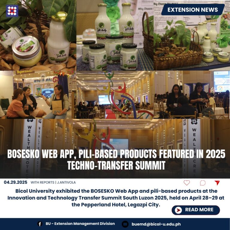 BOSESKO web app, pili-based products featured in 2025 Techno-transfer summit