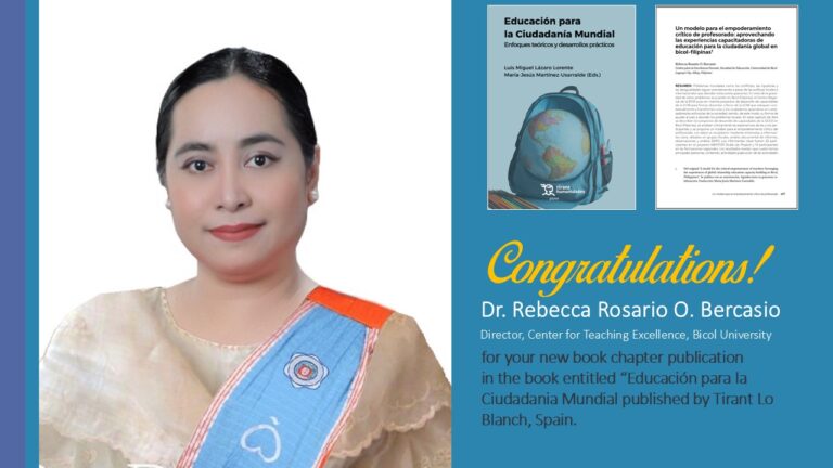 A GLOBAL TRIUMPH FOR BICOL AND BICOL UNIVERSITY THROUGH GLOBAL CITIZENSHIP EDUCATION!
